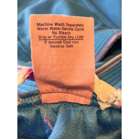 Vintage Evelyn Pearson Womens Velour Pearl Snap Robe Blue Size L Housecoat - Picture 8 of 9